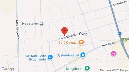 Lägenheter att hyra i Härjedalen - kort over placeringen