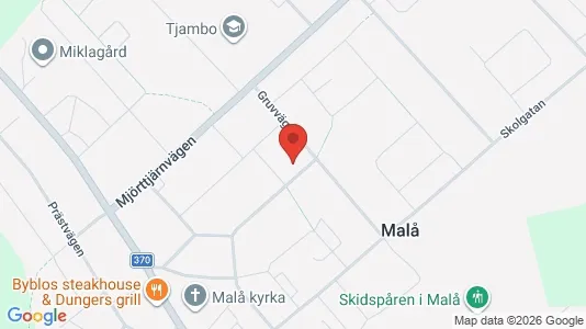 Lägenheter att hyra i Malå - kort over placeringen