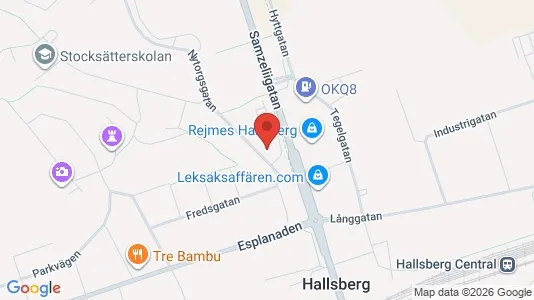 Lägenheter att hyra i Hallsberg - kort over placeringen