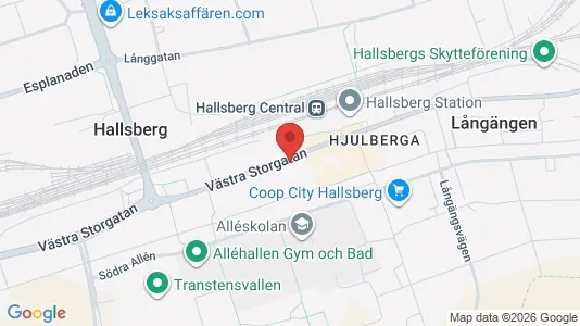Lägenheter att hyra i Hallsberg - kort over placeringen