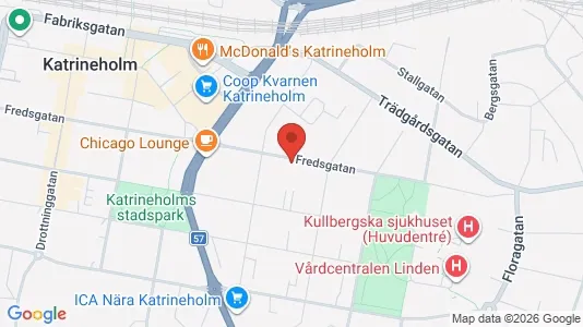 Lägenheter att hyra i Katrineholm - kort over placeringen