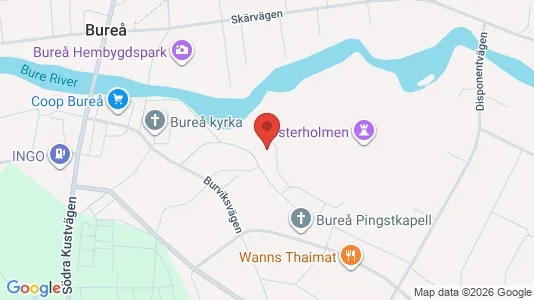 Lägenheter att hyra i Skellefteå - kort over placeringen