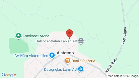 Lägenheter att hyra i Uppvidinge - kort over placeringen