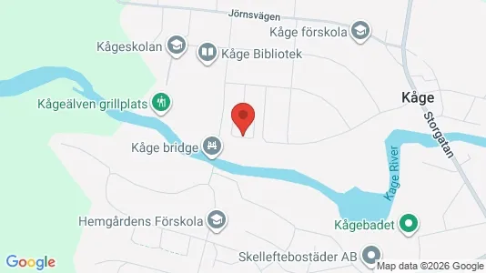 Lägenheter att hyra i Skellefteå - kort over placeringen