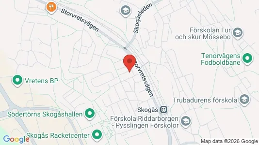 Lägenheter att hyra i Huddinge - kort over placeringen
