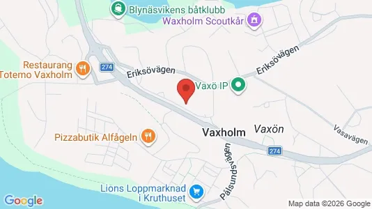 Lägenheter att hyra i Vaxholm - kort over placeringen