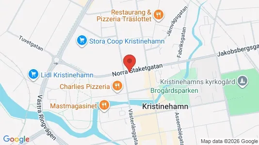 Lägenheter att hyra i Kristinehamn - kort over placeringen