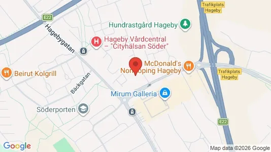 Lägenheter att hyra i Norrköping - kort over placeringen