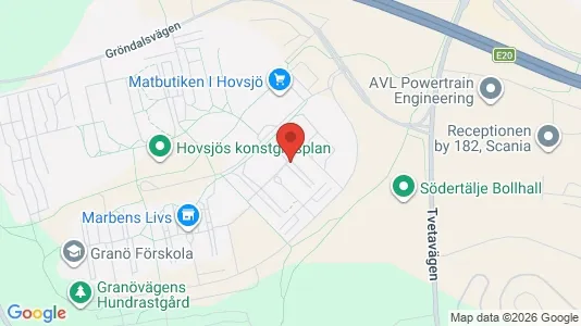 Lägenheter att hyra i Södertälje - kort over placeringen