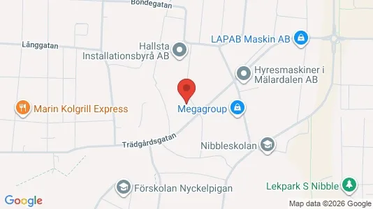 Lägenheter att hyra i Hallstahammar - kort over placeringen