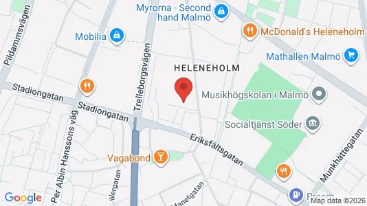 Lägenheter att hyra i Sofielund - kort over placeringen