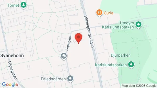 Lägenheter att hyra i Landskrona - kort over placeringen