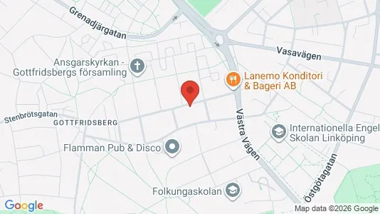 Lägenheter att hyra i Linköping - kort over placeringen