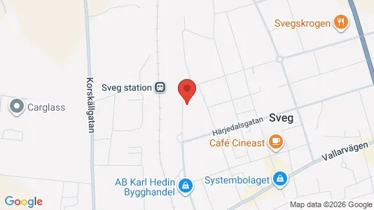 Lägenheter att hyra i Härjedalen - kort over placeringen