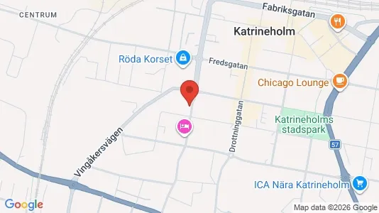 Lägenheter att hyra i Katrineholm - kort over placeringen