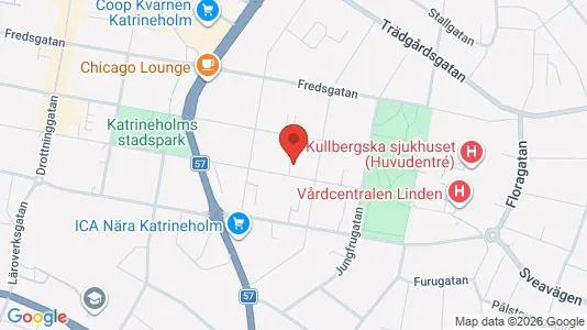 Lägenheter att hyra i Katrineholm - kort over placeringen