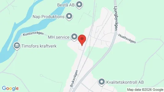 Lägenheter att hyra i Markaryd - kort over placeringen