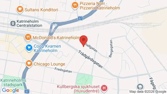 Lägenheter att hyra i Katrineholm - kort over placeringen