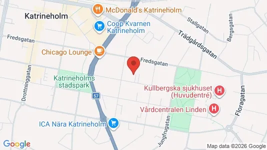 Lägenheter att hyra i Katrineholm - kort over placeringen