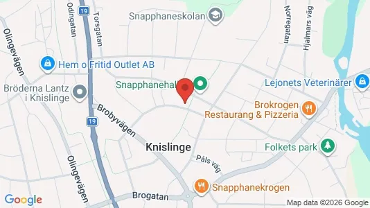 Lägenheter att hyra i Östra Göinge - kort over placeringen