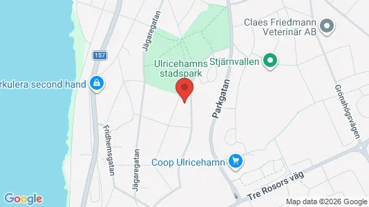Lägenheter att hyra i Ulricehamn - kort over placeringen