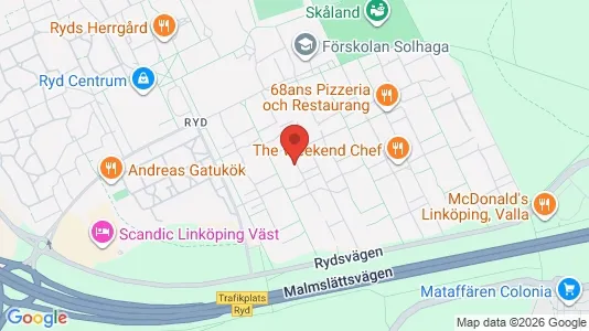 Lägenheter att hyra i Linköping - kort over placeringen