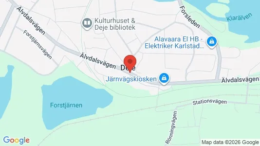 Lägenheter att hyra i Forshaga - kort over placeringen