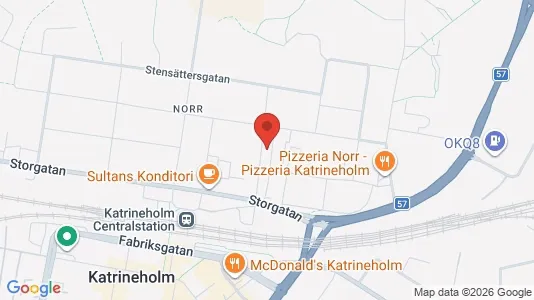 Lägenheter att hyra i Katrineholm - kort over placeringen