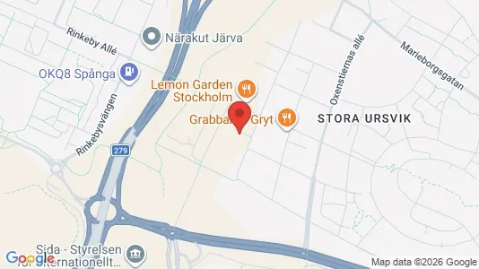 Lägenheter att hyra i Söderort - kort over placeringen