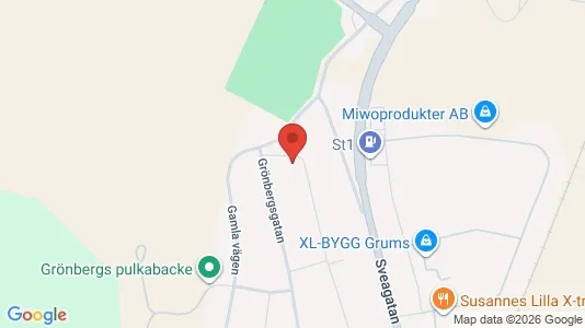 Lägenheter att hyra i Grums - kort over placeringen