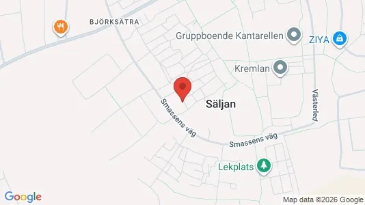 Lägenheter att hyra i Sandviken - kort over placeringen
