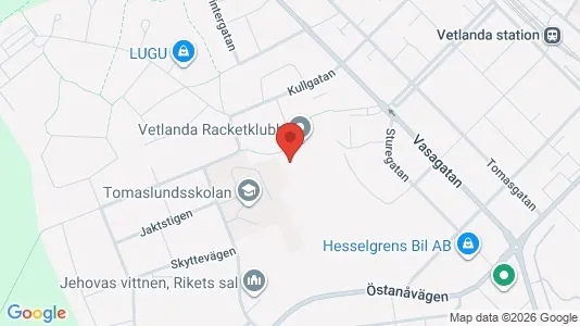 Lägenheter att hyra i Vetlanda - kort over placeringen