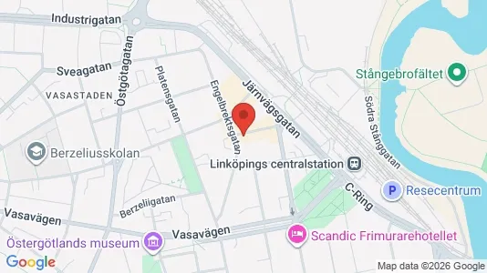 Lägenheter att hyra i Linköping - kort over placeringen