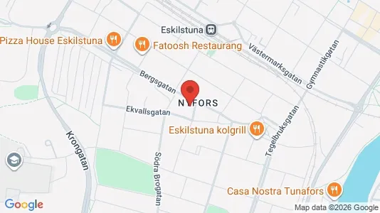 Lägenheter att hyra i Eskilstuna - kort over placeringen
