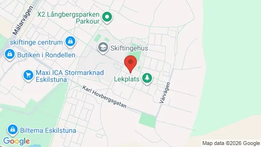Lägenheter att hyra i Eskilstuna - kort over placeringen