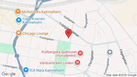 Lägenheter att hyra i Katrineholm - kort over placeringen