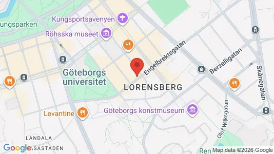 Lägenheter att hyra i Göteborg Centrum - kort over placeringen