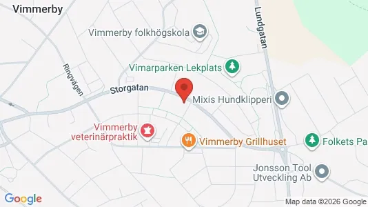 Lägenheter att hyra i Vimmerby - kort over placeringen