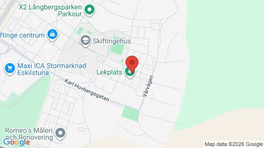 Lägenheter att hyra i Eskilstuna - kort over placeringen