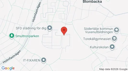 Lägenheter att hyra i Södertälje - kort over placeringen