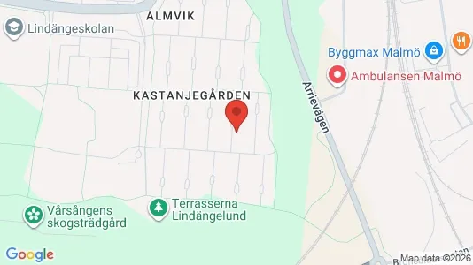 Lägenheter att hyra i Fosie - kort over placeringen