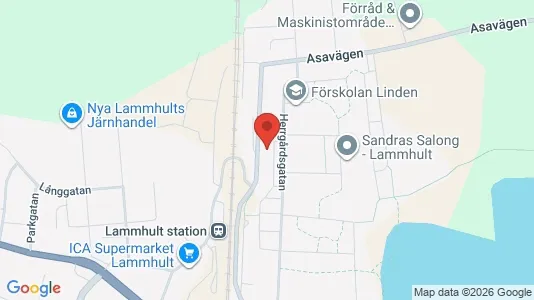 Lägenheter att hyra i Växjö - kort over placeringen