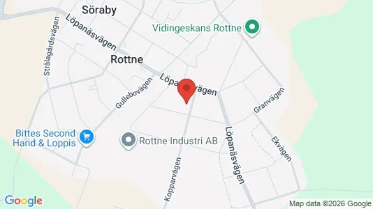 Lägenheter att hyra i Växjö - kort over placeringen