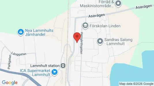 Lägenheter att hyra i Växjö - kort over placeringen