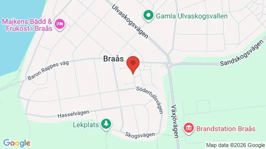 Lägenheter att hyra i Växjö - kort over placeringen