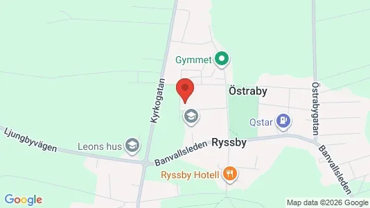 Lägenheter att hyra i Ljungby - kort over placeringen