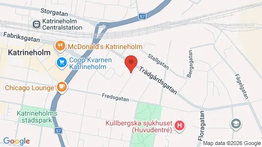 Lägenheter att hyra i Katrineholm - kort over placeringen