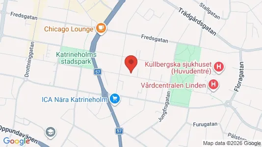 Lägenheter att hyra i Katrineholm - kort over placeringen