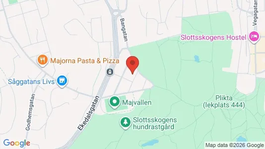Lägenheter att hyra i Majorna-Linné - kort over placeringen