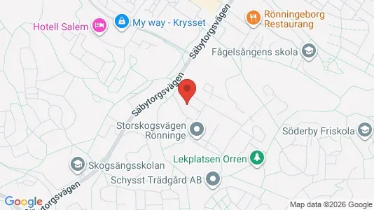 Lägenheter att hyra i Salem - kort over placeringen